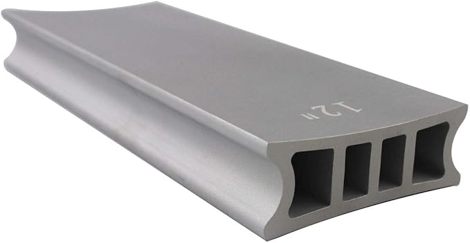 Guyker Two-Way Radius Sanding Block for Fret Leveling Fingerboard - Aluminum Sanding Beam Luthier Tool for Guitar & Bass Repair & Maintenance CNC Machined (1 Piece, Radius 12??+ 16??