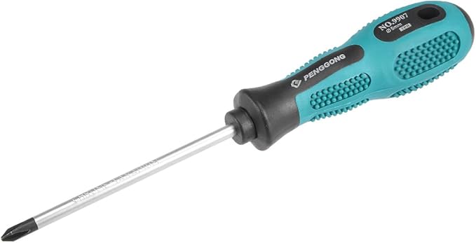 uxcell #1 Phillips Screwdriver 4 Inch Round Shaft Non Slip Comfortable Handle