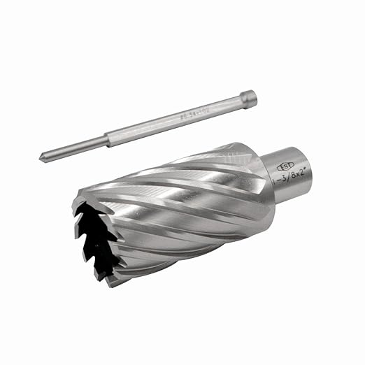 HSS M2AL Annular Cutter 2" DOC with 3/4" Weldon Shank for Magnetic Drill Press by EST (1-3/8")