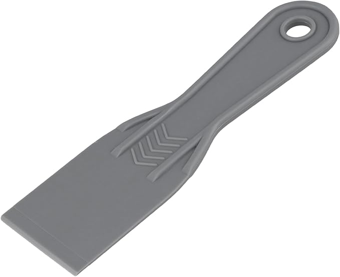 HAKZEON 50 PCS Plastic Putty Knife, 2 Inch Grey Drywall Scraper, Flexible Spreader Spackle Tool for Spackling Patching