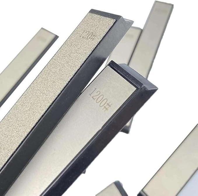 12 Pcs Diamond Sharpening Stones Set, diamond knife sharpening stones with a Non-Slip Base for Ruixin Sharpener (SET-A)