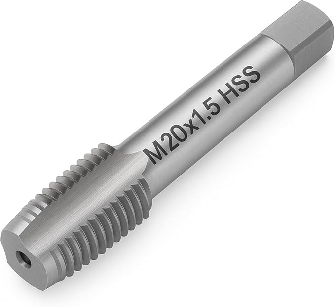 M20x1.5 Metric Thread Tap 6542 High-Speed Steel Tap for Internal Threading and Repair