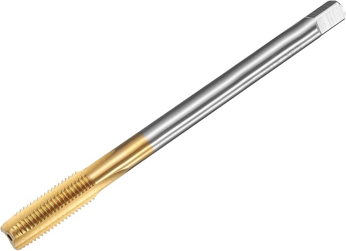 uxcell Metric Thread Tap M8 x 1 H2 100mm Straight Flute Screw Thread Milling Machine Taps Threading Tapping Repair Tool