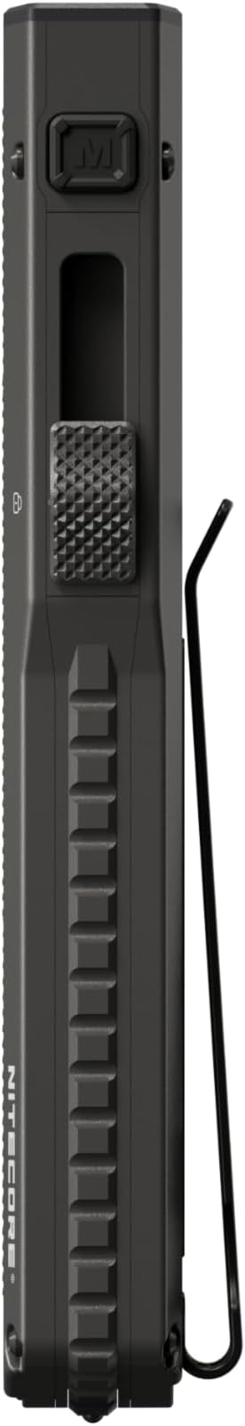 Nitecore EDC17 3-in-1 Flashlight – 1500 Lumens Powerful LED, UV Inspection Light & Green Beam, Slim Stainless Steel Flat Body, USB-C Rechargeable, Waterproof EDC for Work & Outdoor Use, with NSticker