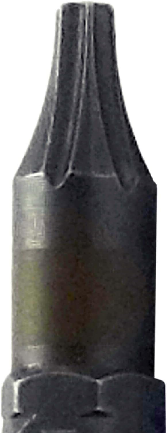 T10 x 1" Color-Coded Torx/Star Driver Bit - Precision Fit for T-10 Screws and Fasteners (5 Pack)