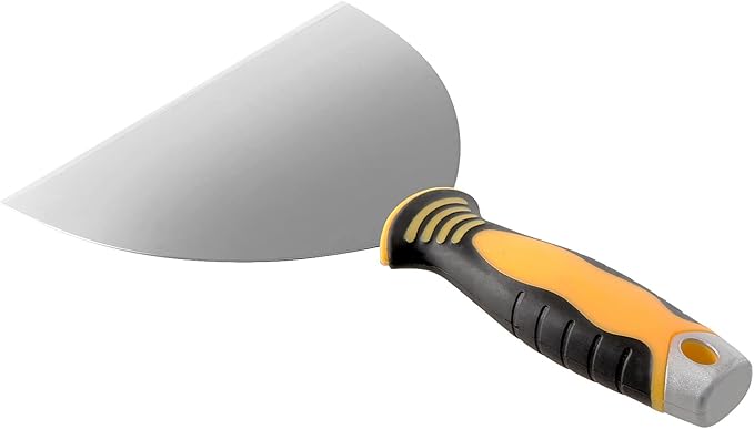 6 PCS Joint Knife, 6 Inch Putty Blade Drywall Joint Knife with Ergonomic Plastic Soft-Grip for Plasterboard Mud Decal