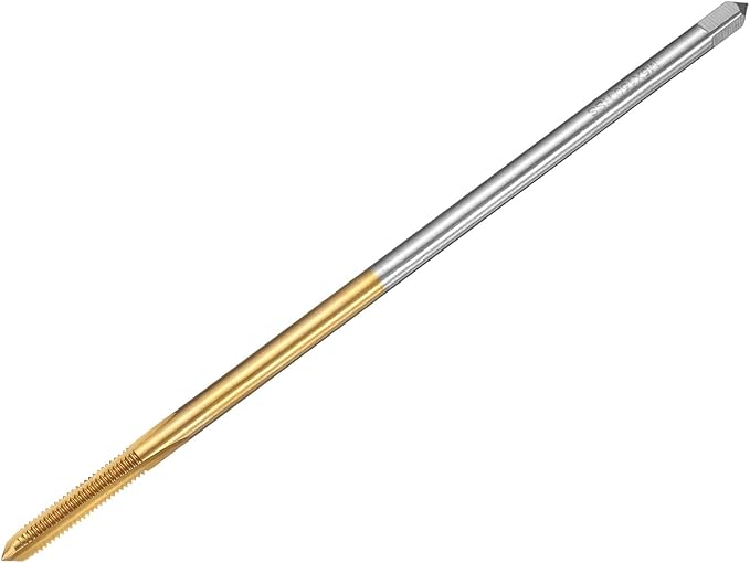 uxcell Metric Thread Tap M5 x 0.8 H2 150mm Straight Flute Screw Thread Milling Machine Taps Threading Tapping Repair Tool