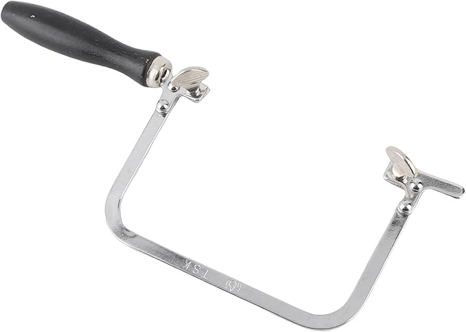 Jewelry Saw Kit, Portable Saw Bow Jewelry Wire Carved Black U shaped Handle Tool Saw Jewelry Tool Jewelers Wax Ring Cutting Metal Saw Jewelry Making Tool for Jewelry Processing