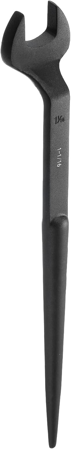 HARFINGTON Single Open End Spanner Wrench 1-1/16-inch 15 Degree Angle Single Open End SAE Construction Spanner Wrenches with 60째Offset Handle for Automotive Mechanical Maintenance