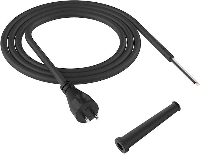 ANTOBLE 33007298 18 Gauge 2 Wire Power Cord Replacement Cord for DEWALT DW100 DW101 DW102 DW103 DW130 DW236 DW400 DW505 (8 ft)