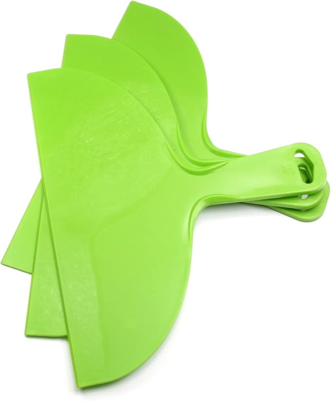 Utoolmart Putty Scraper 10" Plastic Flexible Putty Knives Spreader for Taping Drywall Wall Painting Green 3Pcs