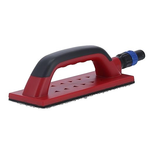 9in Dust F Ree Grinding Block Manual Dust Extraction Polishing Sander with Hook with Loop for Wood Polishing Cleaning Tool