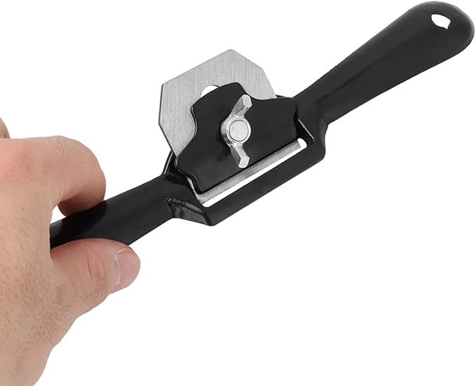Curved Blade Spokeshave Two Handed Mini Planer Tool Manganese 9 Inch Adjustment Woodworking Cutting Plane Spokeshave Hand Trimming Tool