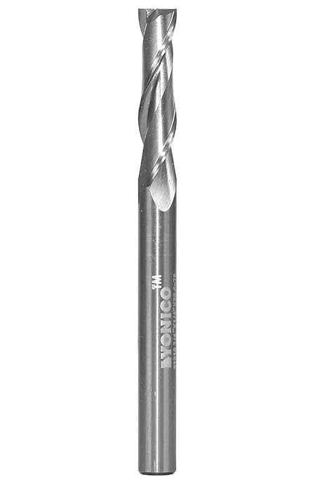YONICO Upcut Router Bits Spiral 2 Flute Solid Carbide CNC End Mill 1/4-Inch Dia. 1/4-Inch Shank 31216-SC