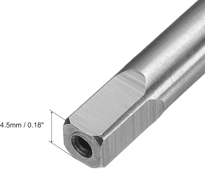 uxcell Metric Thread Tap M7 x 0.75 H2 100mm Straight Flute Screw Thread Milling Machine Taps Threading Tapping Repair Tool