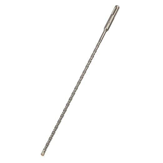 1/4 Inch x 12 Inch SDS Plus Rotary Hammer Drill Bit, Carbide Tipped for Brick, Stone, and Concrete Version 2 (1/4" x 10" x 12")