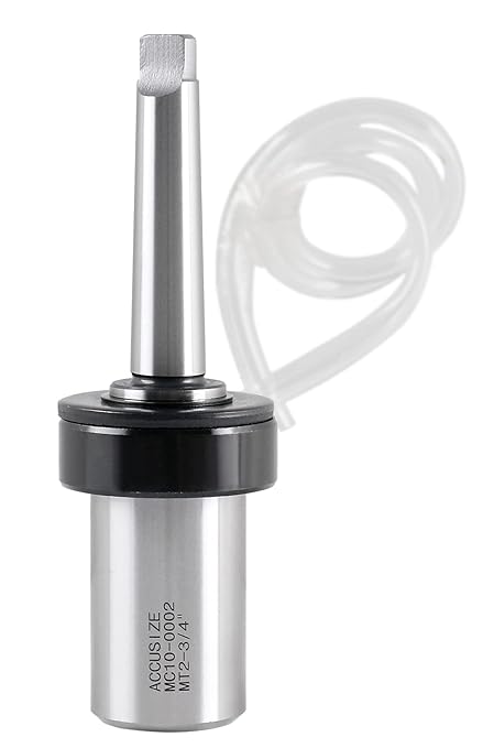 Accusize Industrial Tools Mt2 to 3/4 inch Weldon Shank with Coolant System for Drill-Use Annular Cutter on Drill Press, Mc10-0002