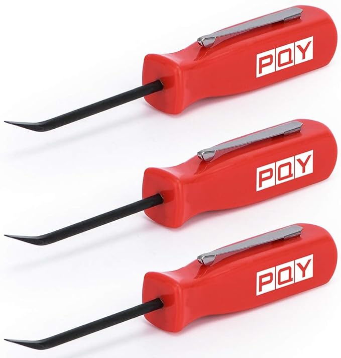 Mini Pocket Pry Bar with Pocket Clip 4.5" Length 3pcs (red)