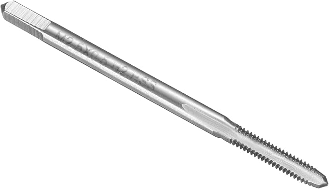 uxcell Hand Plug Tap M2.5 x 0.5 H2 Metric Thread Plug Style Taps Straight Flute Screw Tapping Threading Tool High Speed Steel HSS6542