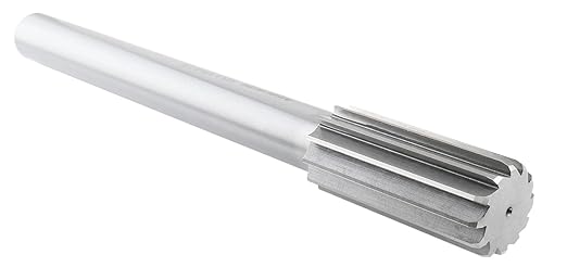 Accusize Industrial Tools 5015-0330 H.S.S. M2 Straight Shank Straight Flute Chucking Reamer, 1-3/8 in