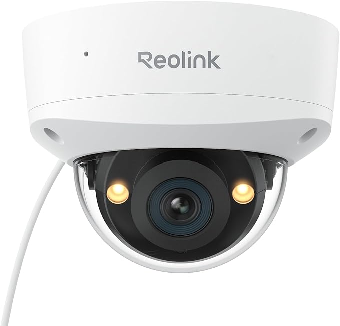 REOLINK RLC-1240A First 12MP Vandalproof PoE Security Camera,145째 Wide Viewing Angle, Featuring Color Night Vision, Two-Way Talk, Smart Person/Vehicle/Animal Detection, Weatherproof