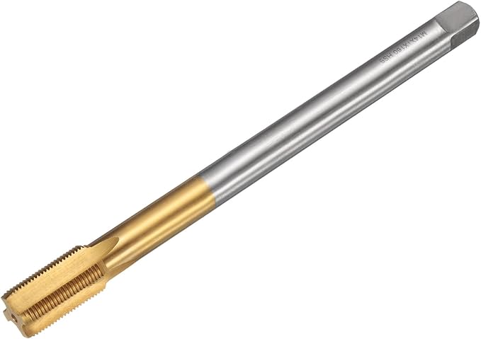 uxcell Metric Thread Tap M14 x 1 H2 160mm Straight Flute Screw Thread Milling Machine Taps Threading Tapping Repair Tool