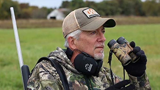Walker's Razor Slim Ultra Low Profile Compact Design Adjustable Range Shooting Hunting Hearing Protection Electronic Earmuffs