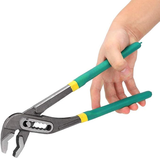 Water Pump Pliers, Heavy Duty Adjustable Plumbing Pliers, 8 Inch Multi Function Gripping Tool for Home Repair, Plumbing, and Water Pump Maintenance (12 inches)