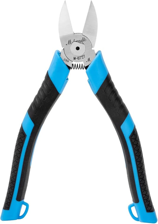 Wire Cutters Flush Cutters for Jewelry Making, Ultra-Sharp Side Cutters, CR-V Diagonal Cutters for Crafting, Flush Cut Pliers for Soft Copper Wire, Floral, Circuit Board (7" 1Pack)
