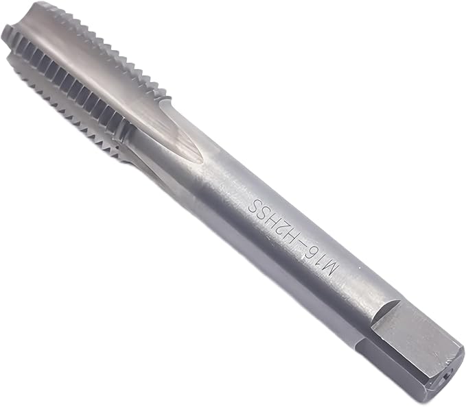 Metric Thread Tap, M16 X 2.0 HSS Machine Right Hand Thread Tap M16 X 2.0mm
