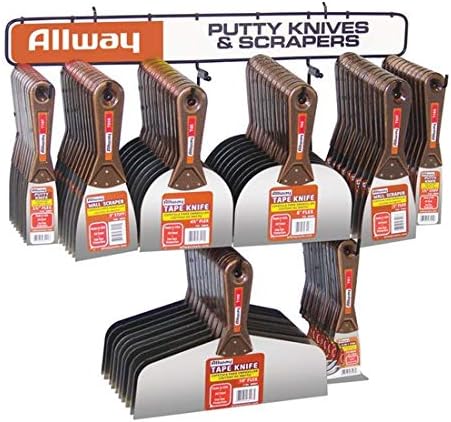 PW8 T-Line Putty Knife & Scraper Merchandiser - (80 Pc.)