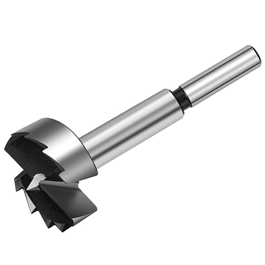 1-3/8 Inch Forstner Drill Bit for Woodworking, 1-3/8" Forstner Bit Wood Drill Bits for Holes, Hinge Cutter for Hard Wood, Plastic, Plywood Round Shank