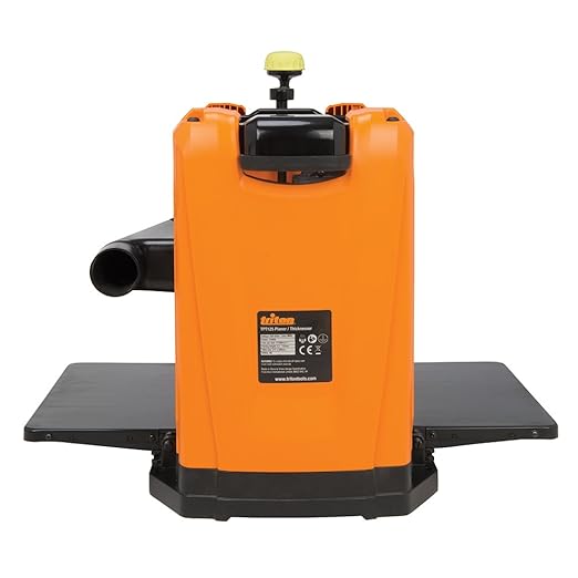 Triton TPT125 Benchtop Thickness Planer - 12-1/2" Wood Planer with 17,500 Cuts Per Minute, Adjustable Depth for Woodworking Projects, Efficient Dust Extraction System