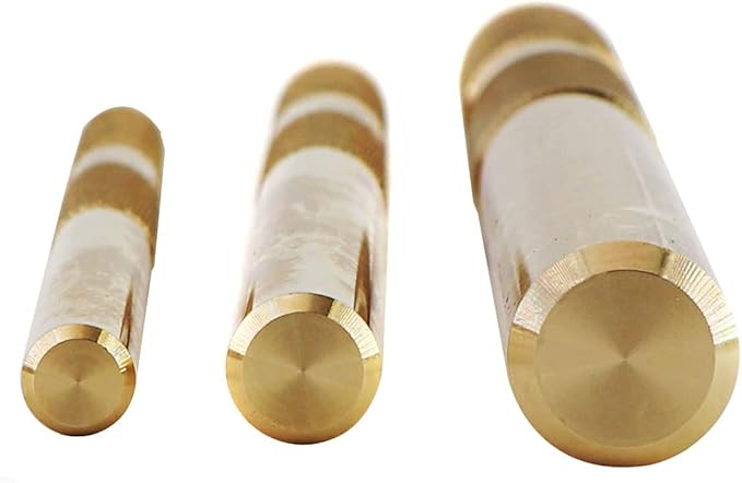 61360 Brass Drift Punch Set, 3/4-Inch 1/2-Inch 3/8-Inch 3/4'' 1/2'' 3/8'' Hand Tool Punches Tools for Home use