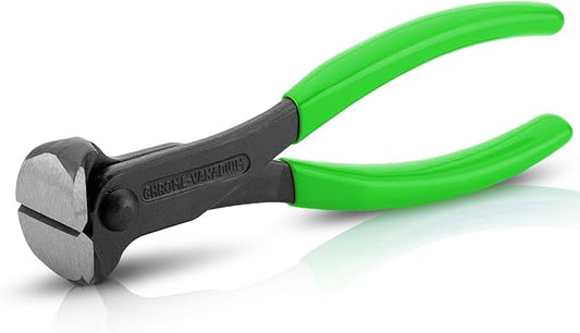 Bates- Nail Puller, 7 Inch, Light Green, Nail Remover Tool, Cutting Pliers, Carpenter Tools, Staple Puller, End Cutting Pliers