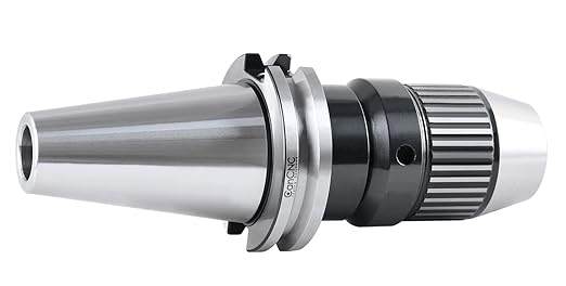 Accusize Industrial Tools 0-1/2'' Cat40 CNC Integral Keyless Drill Chuck, 0222-0890