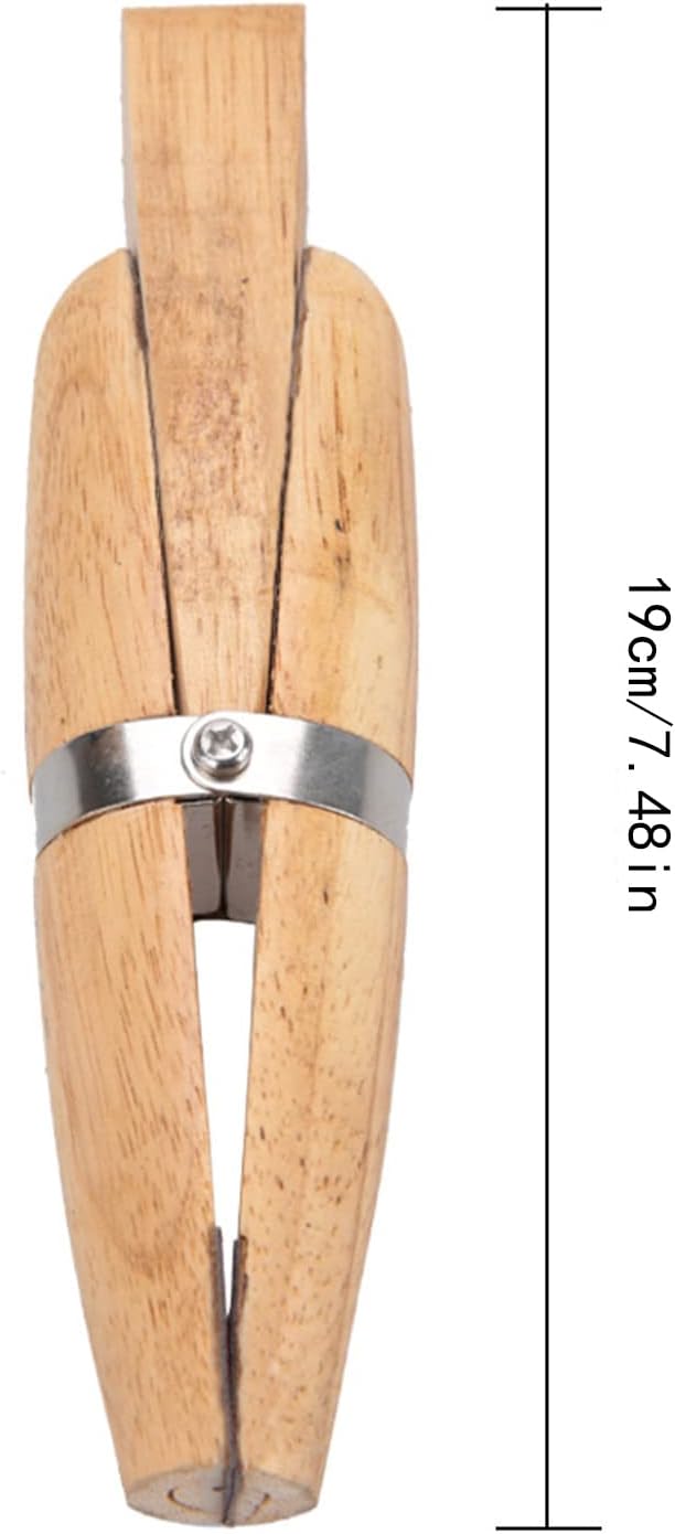Wooden Ring Clamp, Portable Jaws Hand Tool for Jewelry Making Stone Setting Small Objects Grinding,Polishing,Engraving Repair