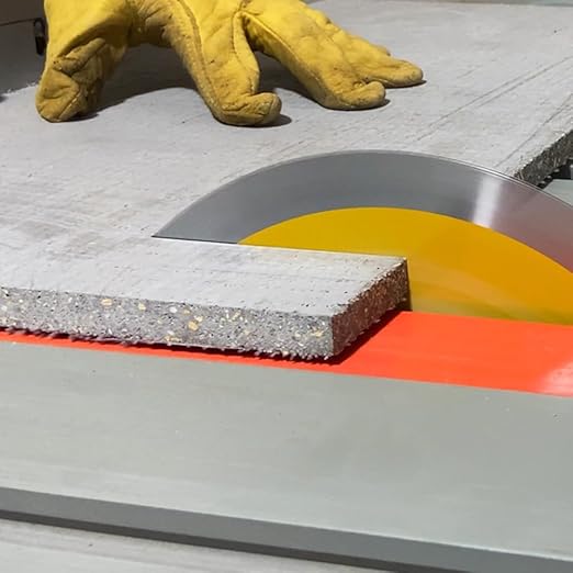 10-Inch 6T PCD Tip Hardie Fiber Cement Saw Blade with 5/8-Inch DMK Arbor, Polycrystalline Diamond Tipped Teeth Saw Blade for Laminate Flooring