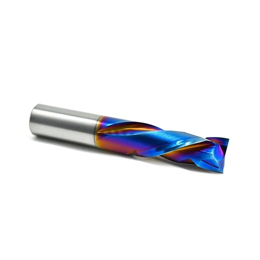 Long-Lasting Sharp 1/2 Compression Router Bit - K30 Premium Carbide CNC Up Down Spiral Mill Bit, 1-1/4 Inch Cut Length, 1/2" Shank for Plywood, Laminate, MDF, Melamine & Veneered Wood by YFTOOL