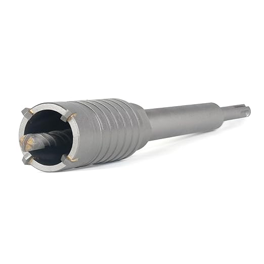BINOTA Concrete Hole Saw 35 mm, Rotary Hammer Core Bit Hole Saw, with SDS Plus Shank 220 mm, for Concrete Cement Brick Wall Stone Masonry