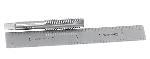 Accusize Tools - HSS Spiral Point Taps, ANSI Standard, Ground, from 5/8-11NC to 1"-8NC (1/2-13NC, 3 flutes)