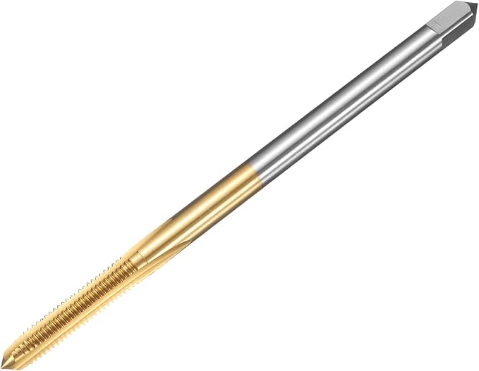 uxcell Metric Thread Tap M6 x 1 H2 120mm Straight Flute Screw Thread Milling Machine Taps Threading Tapping Repair Tool