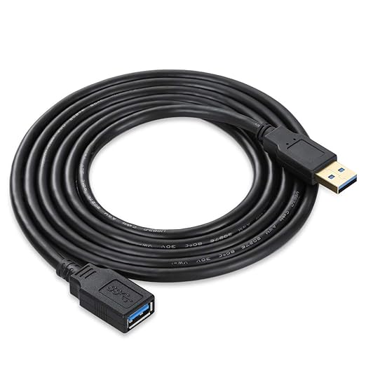 USB Extension Cable,USB 3.0 Type A Male to A Female Extension Cable Cord Data Transfer 5Gbps for USB Flash Drive,Mouse,Xbox,Keyboard, Card Reader,Printer etc (12FT)