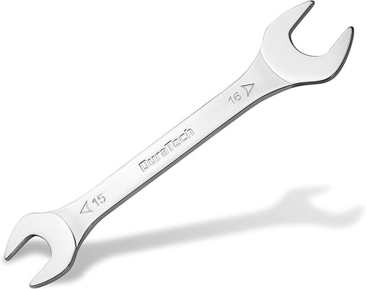 DURATECH 15 mm x 16 mm Super-Thin Open End Wrench, Metric