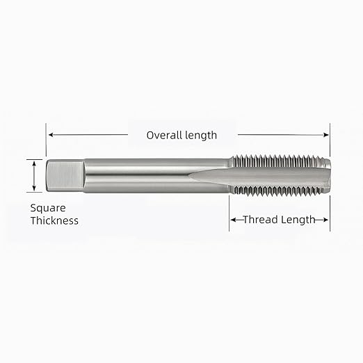 3/4"-14 NPT Tap and Die Set ??GCr15 Alloy Steel Pipe Thread Tap and Hex Die Combo, Taper Thread Repair Tool for Conical Pipe Fittings