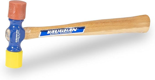 VAUGHAN Soft Face Hammer, American High Carbon Steel Head, 6 oz, Made In The USA, SF6, VN19310