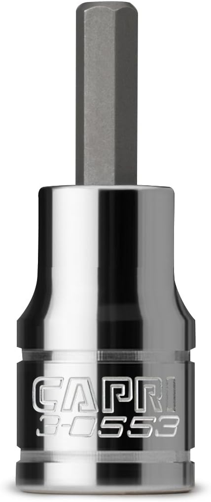 Capri Tools 7/32-Inch Hex Bit Socket, 3/8-Inch Drive, SAE - 3-0553