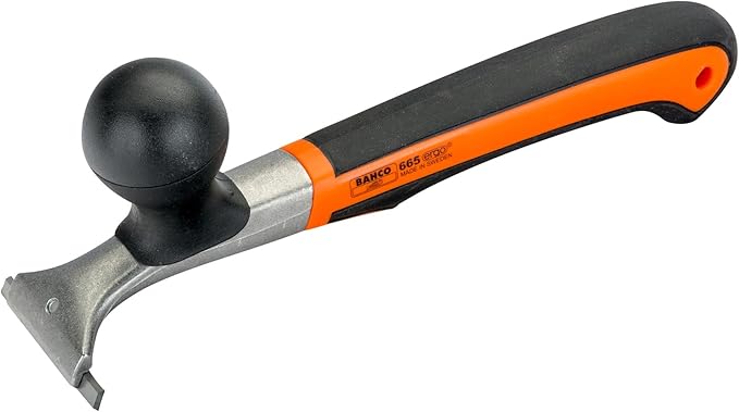 Bahco Ergo Carbide Blade Scraper with 2-1/2" Blade, Heavy-Duty Hand Tool for Paint, Rust, and Adhesive Removal on All Surfaces, with Ergonomic Handle and Extra-Wide Blade for High-Strength Scraping
