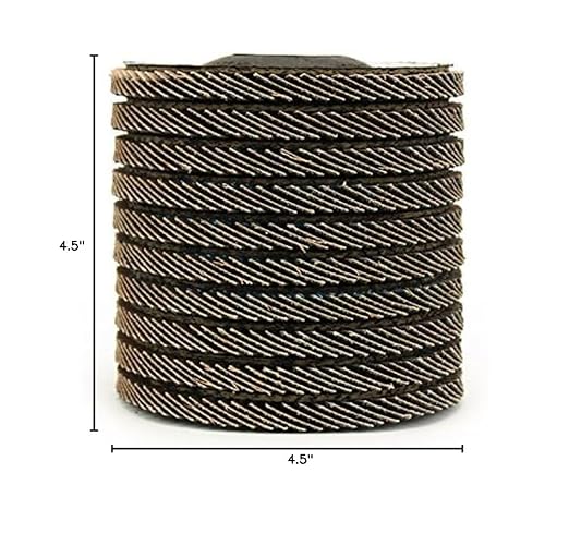 BHA Grinding and Sanding Flap Discs T27, 4-1/2" x 7/8", 40 Grit - 10 Pack