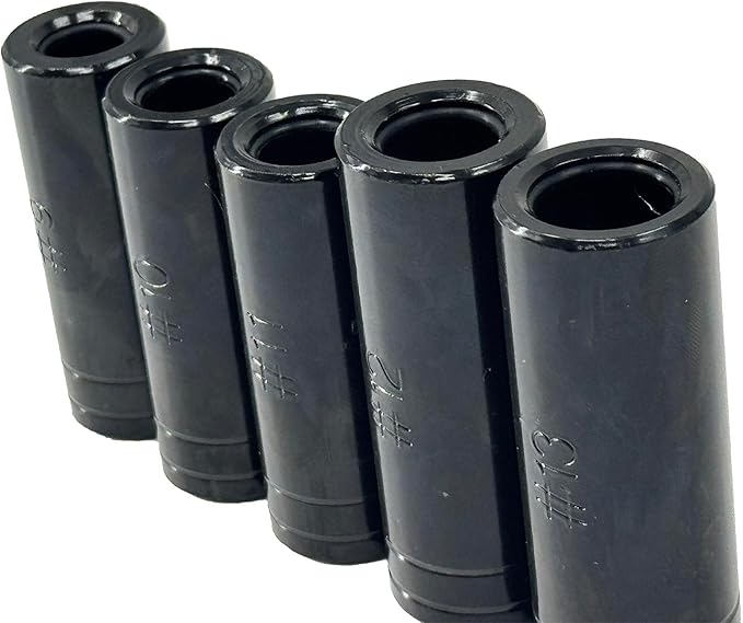 71670 Large Tap Socket Set 5 pcs Compatible with 5/8" 11/16" 3/4" 7/8" and 1" Taps with 1/2" Drive Fits MCTI Standard Taps